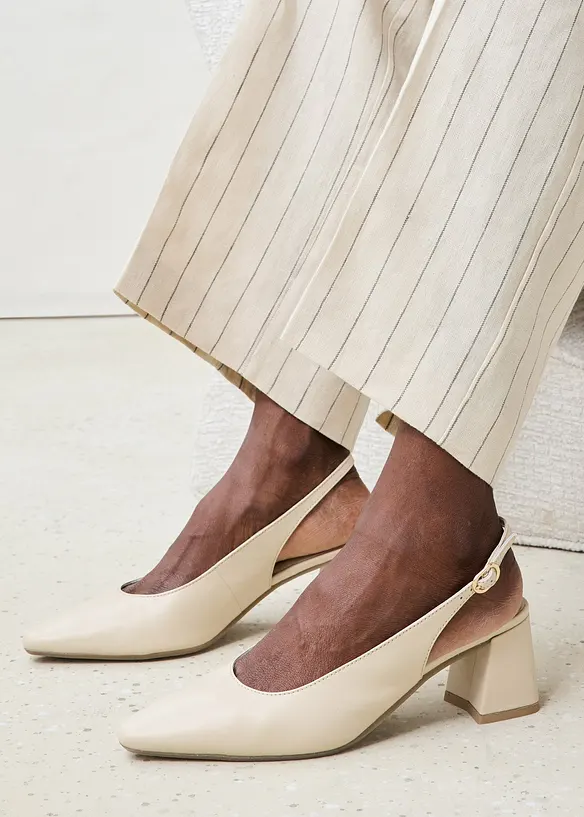 Leren pumps, bonprix