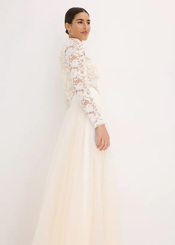 Maxi rok van sierlijke tule, bonprix