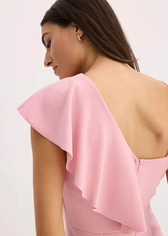 Bodycon jurk van gestructureerde crêpe, bonprix