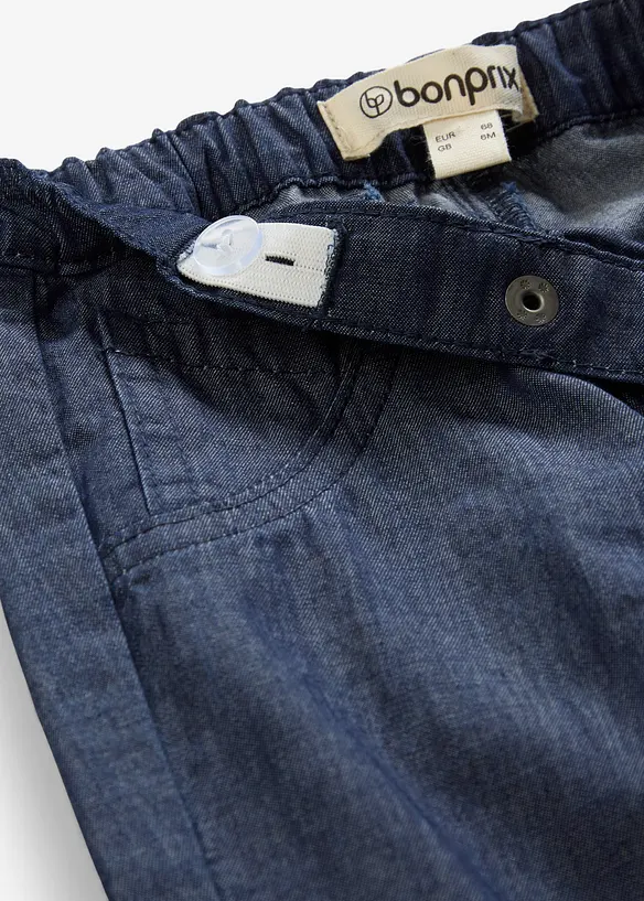 Instapjeans van puur biologisch katoen, bonprix