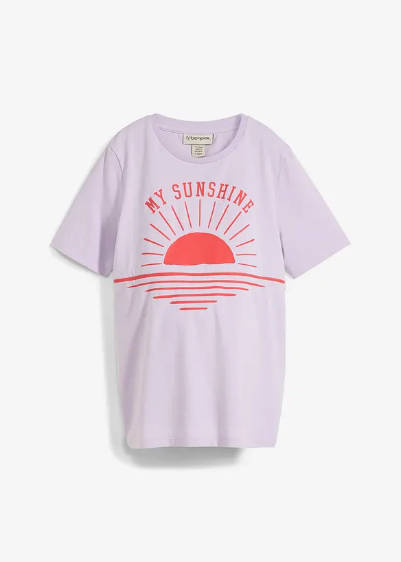 2-in-1 zwangerschaps- en borstvoedingsshirt van biologisch katoen, bonprix