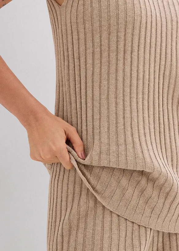 Gebreide top van viscosemix, bonprix