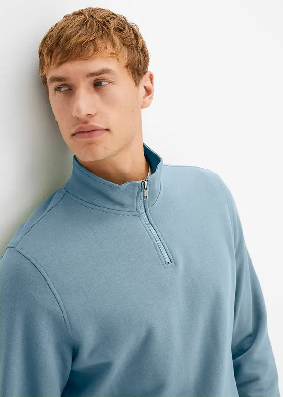 Sweater met troyer kraag, bonprix