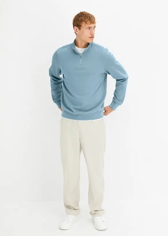 Sweater met troyer kraag, bonprix