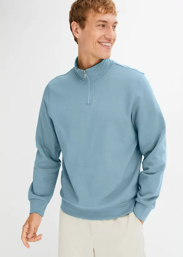 Sweater met troyer kraag, bonprix