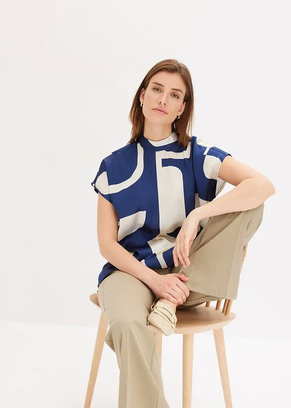 Satijnen tuniekblouse, bonprix