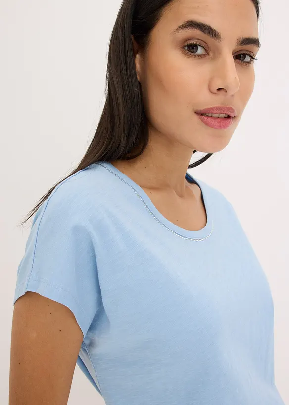Shirt in linnenlook, bonprix