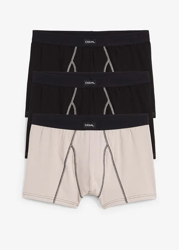 Strakke boxer met katoen (set van 3), bonprix