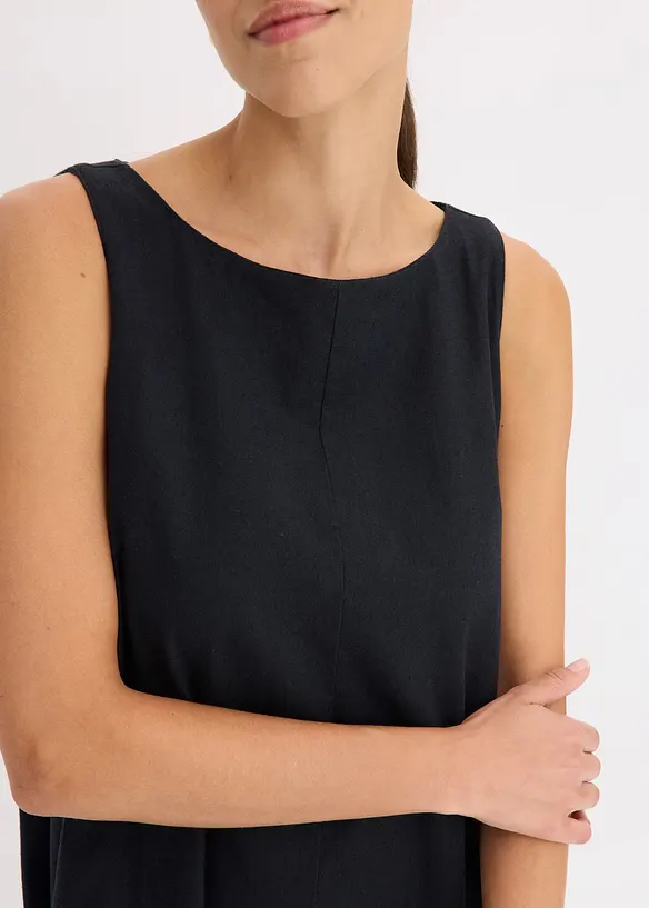 Jurk met bandjes van een fijne viscosemix, bonprix