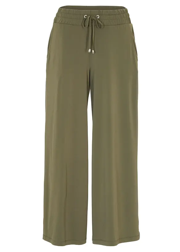 Jersey broek met een comfortabele band, bonprix