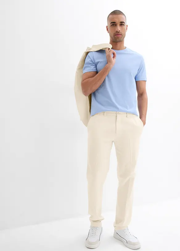 Linnen broek, regular fit, bonprix
