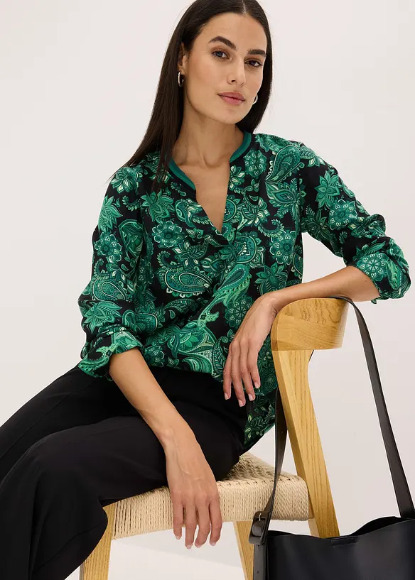 Tuniekblouse van soepele viscose, bonprix