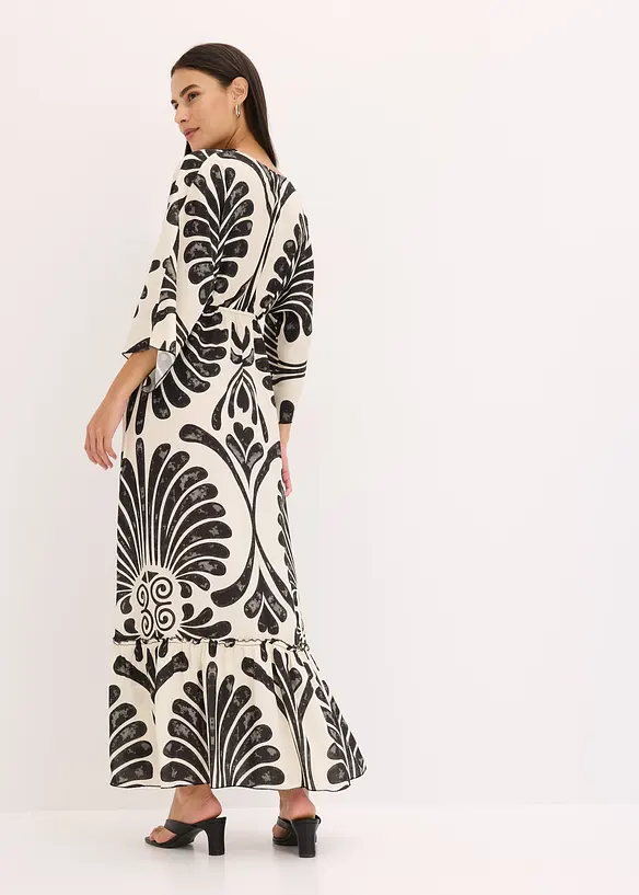 Maxi jurk van soepele viscose, bonprix