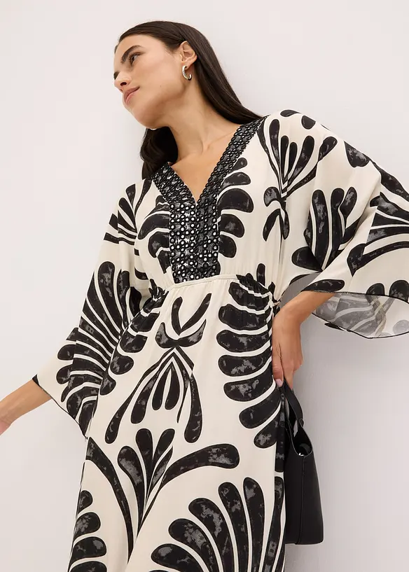 Maxi jurk van soepele viscose, bonprix