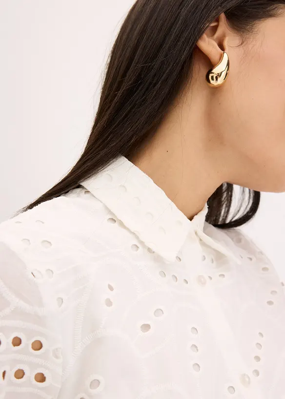 Overhemdjurk met broderie anglaise, bonprix