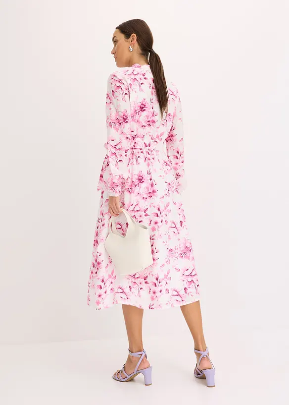 Gedessineerde midi jurk, bonprix