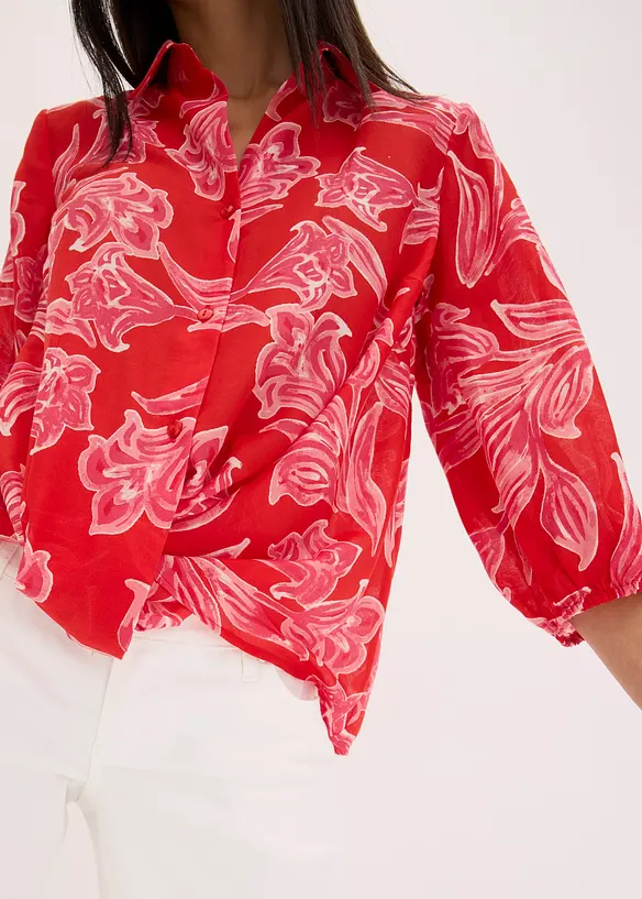 Gebloemde blouse, bonprix