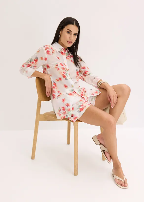 Gedessineerde blouse, bonprix