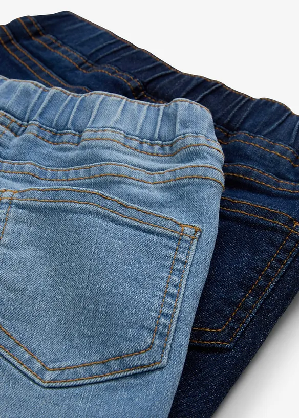 Jegging mid waist (set van 2), bonprix