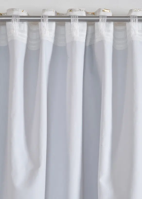 Verduisterend gordijn met een glanzend dessin (1 stuk), bonprix