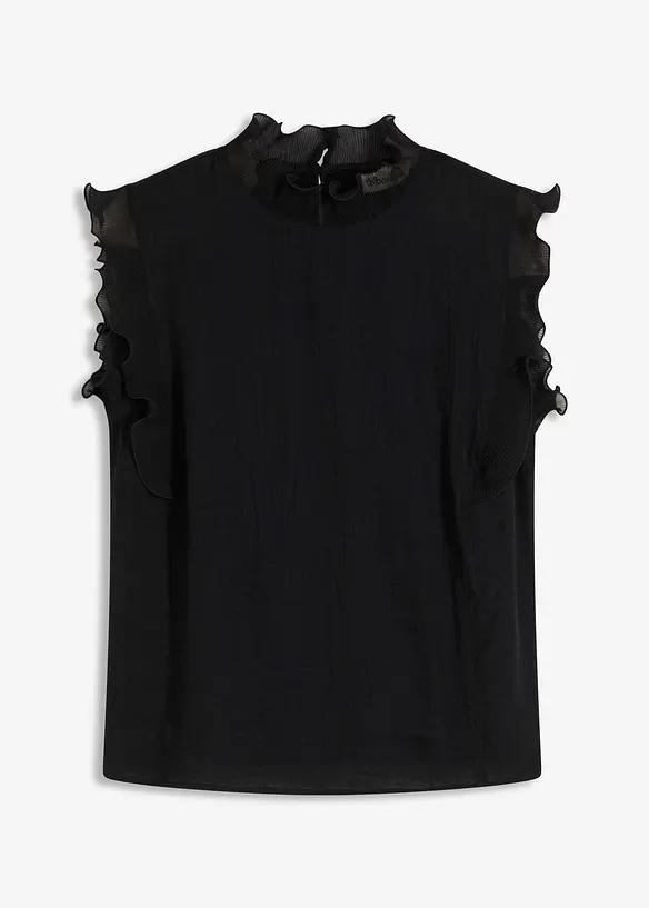 Blouse met volants, bonprix