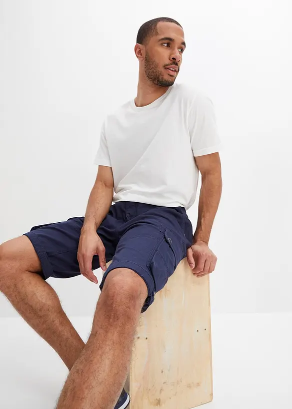 Cargo bermuda van katoen, regular fit, bonprix