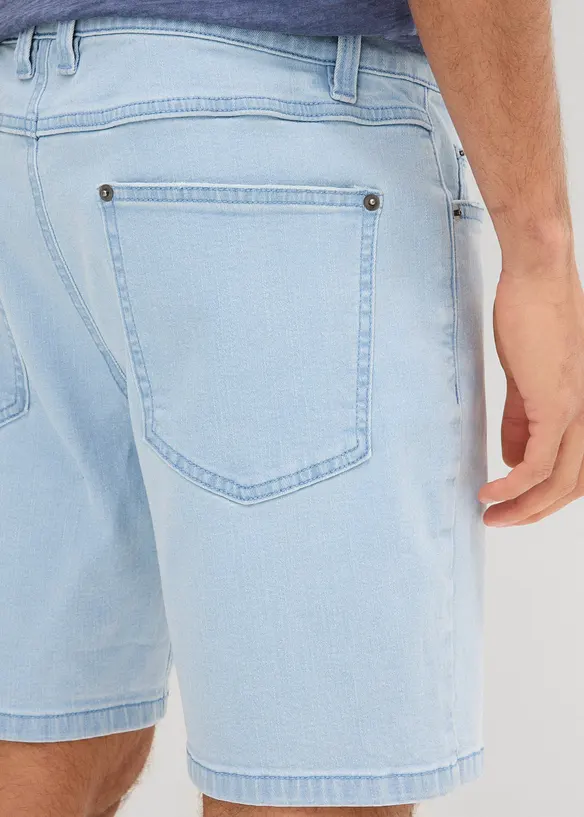 Jeans stretch short, loose fit extra wijd, bonprix