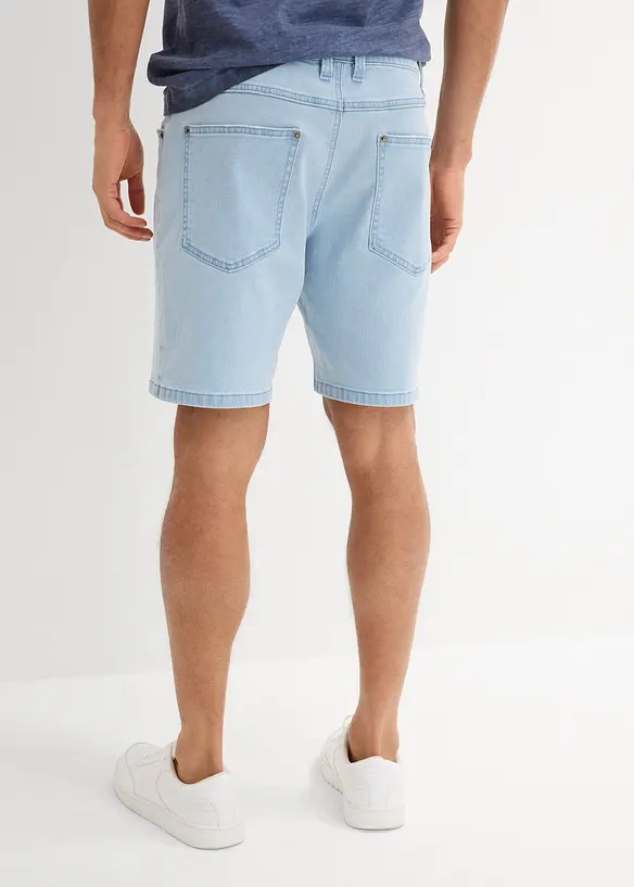 Jeans stretch short, loose fit extra wijd, bonprix
