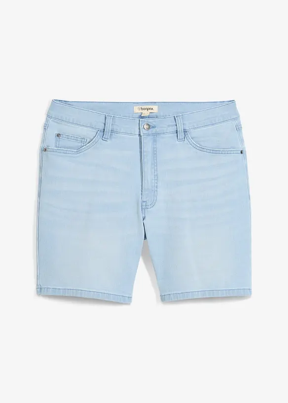 Jeans stretch short, loose fit extra wijd, bonprix