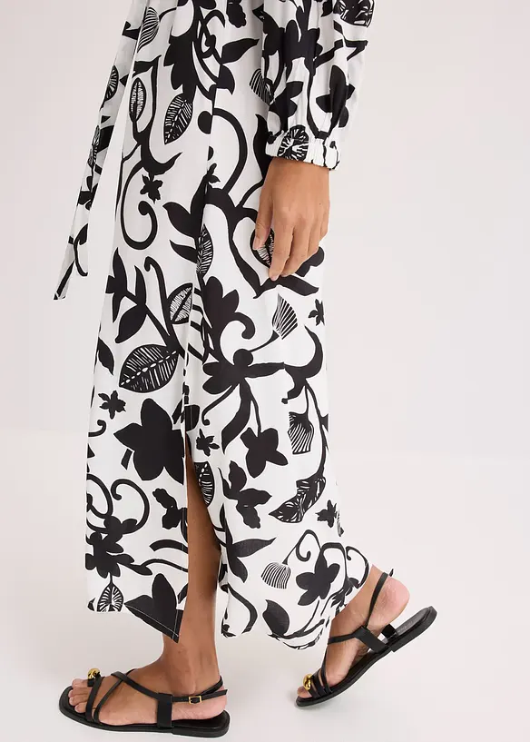 Kaftan jurk van soepele viscose, bonprix