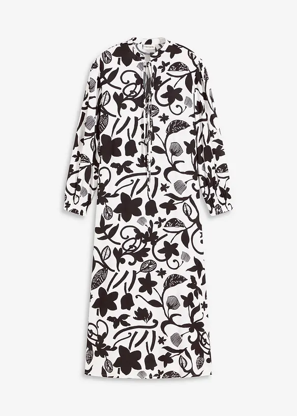 Kaftan jurk van soepele viscose, bonprix