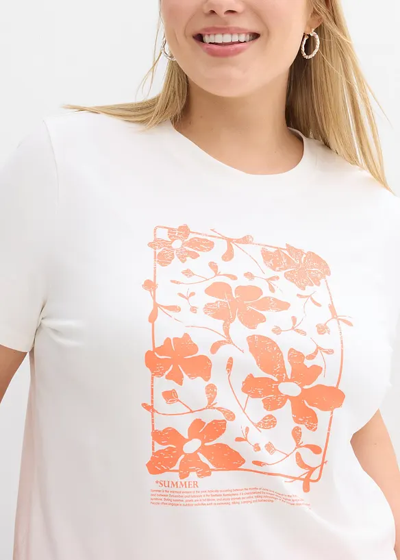 T-shirt met placement-print, bonprix