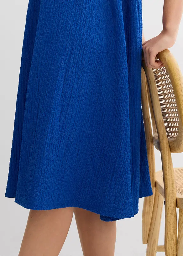 Jersey jurk van borken crepe, bonprix