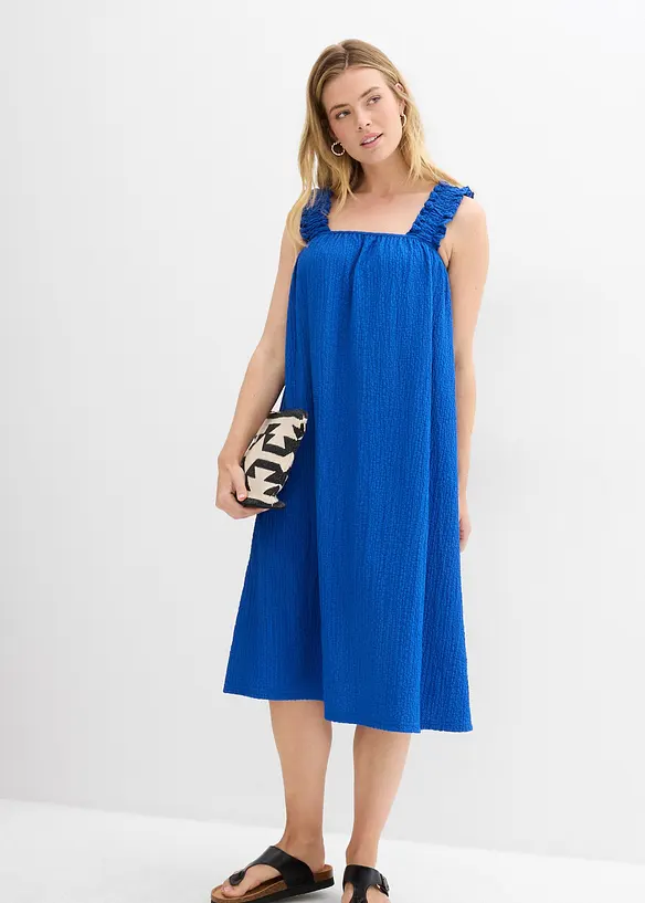 Jersey jurk van borken crepe, bonprix