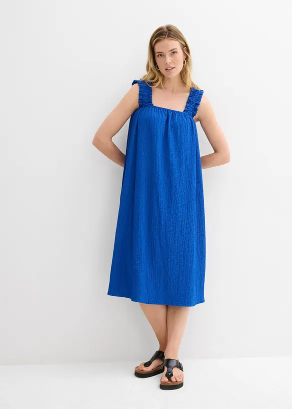 Jersey jurk van borken crepe, bonprix