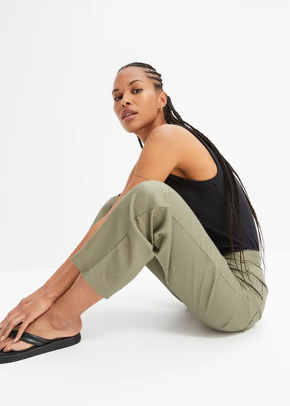 Lichte cargo broek van soepele Lyocell, bonprix