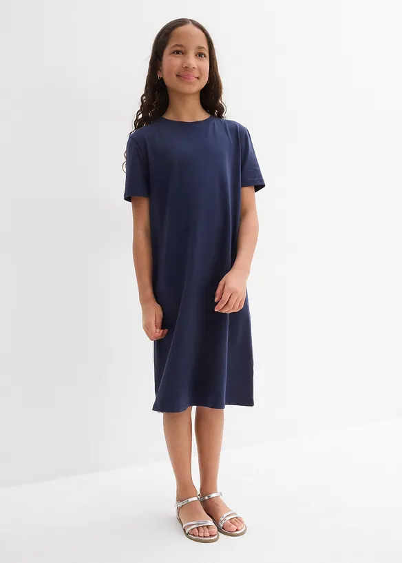 Jersey jurk van een elastisch katoenmix, bonprix