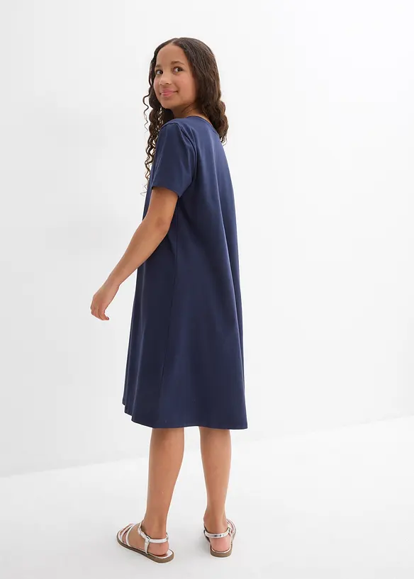 Jersey jurk van een elastisch katoenmix, bonprix
