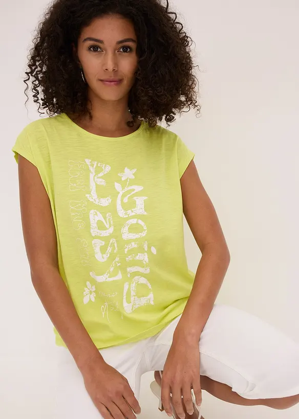 Longshirt van biologisch katoen, bonprix