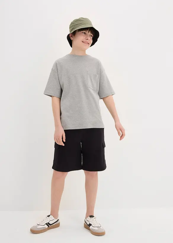 Overseized T-shirt met zwaar biologisch katoen, bonprix