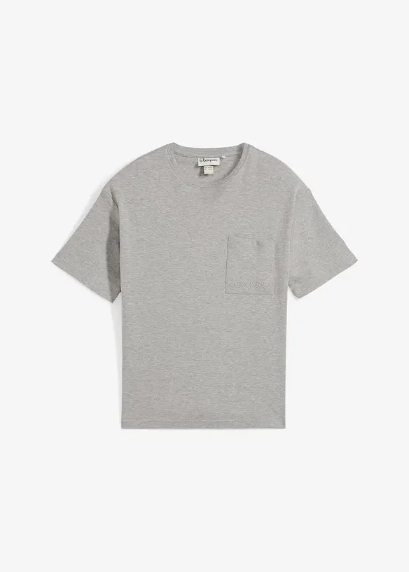 Overseized T-shirt met zwaar biologisch katoen, bonprix