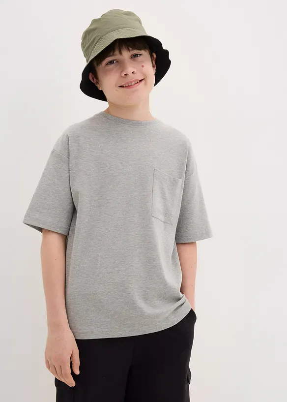 Overseized T-shirt met zwaar biologisch katoen, bonprix