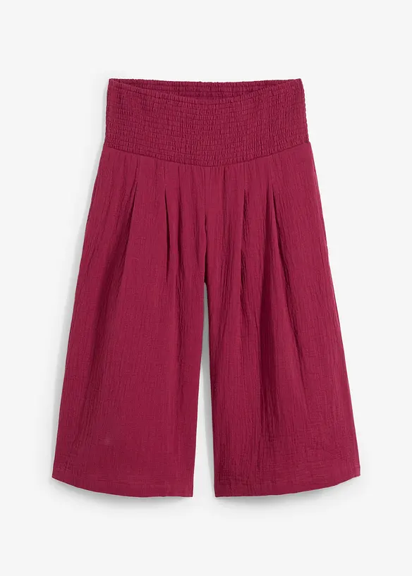 Capri broek van mousseline, bonprix