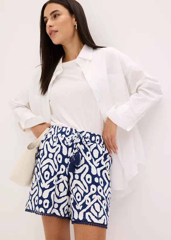 Jersey shorts van soepele viscose, bonprix