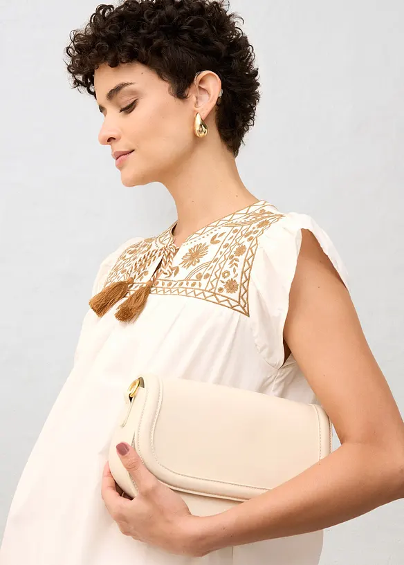Tuniek met zijde en borduurwerk, bonprix