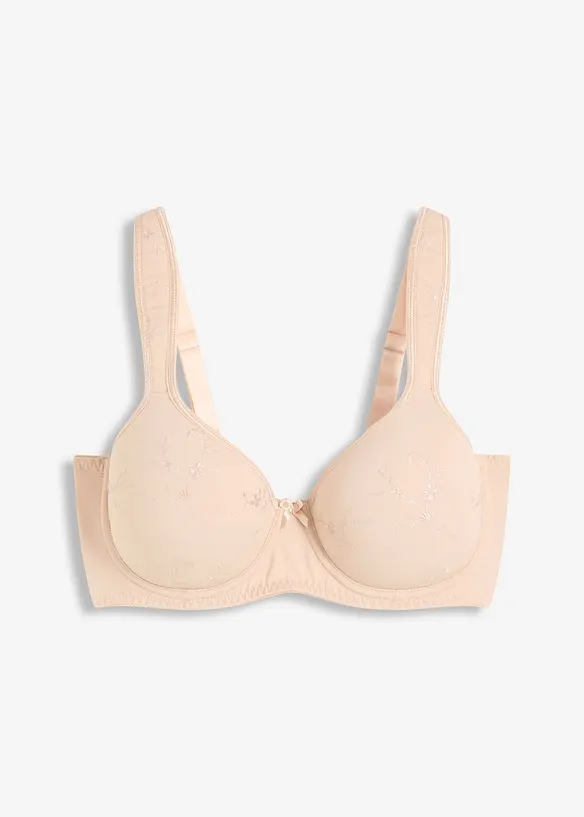 Voorgevormde bh met geborduurde cups, bonprix