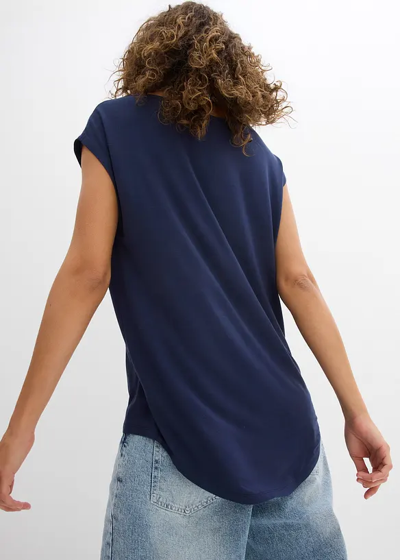 High-low shirt van een soepele viscosemix, bonprix