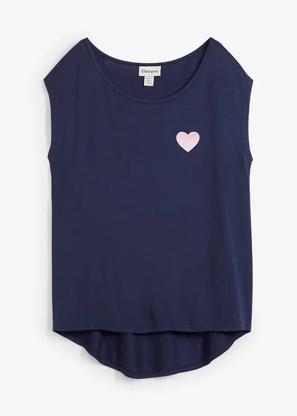 High-low shirt van een soepele viscosemix, bonprix