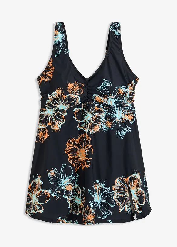 Corrigerende badpakjurk met V-hals, medium corrigerend, bonprix