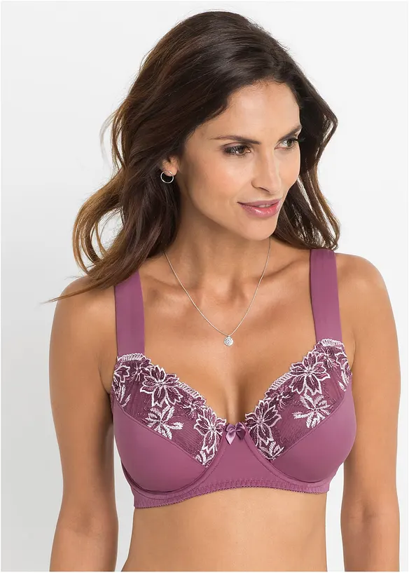 Beugel bh met gewatteerde schouderbandjes (set van 2), bonprix